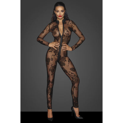 Noir Long Tulle Overall W 3 Way Zipper