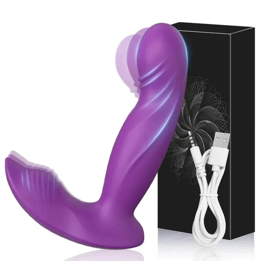 Wireless Wearable Vibrator for Women Stimulator G Spot Pleasure Toy - Purple