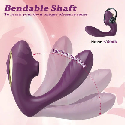 Vibrating Clit Sucker for Women G Spot Stimulator Female Masturbator - Pink
