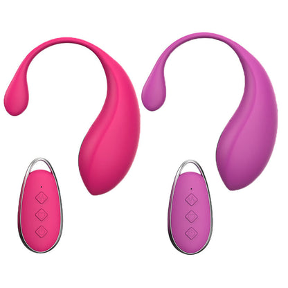 Pink Silky Silicone Remote Control Vibrating Egg - 12 Powerful Modes for Discreet Pleasure